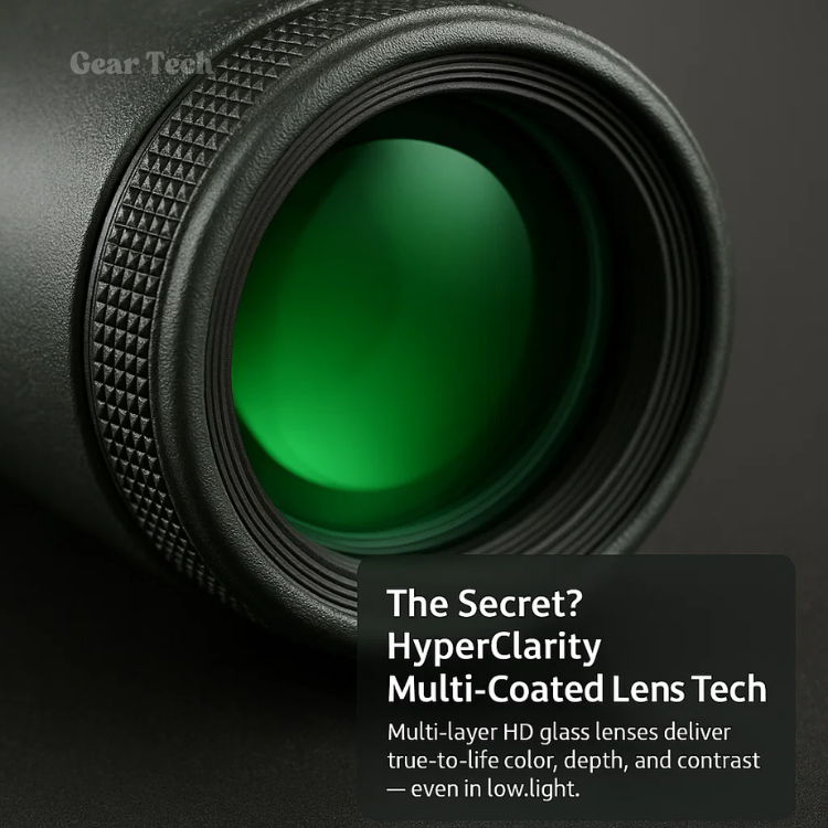 Monocular telescópico de mano con óptica HD para observación de vida silvestre, eventos al aire libre y observación de la naturaleza | Telescopio terrestre de bolsillo para viajes