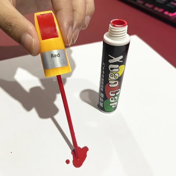 Reparatieset voor krassen in autolak - Touch-up lakstift voor steenslag & schaafplekken op de auto - Watervaste sneldrogende formule in 7 kleuren voor sedan, SUV & vrachtwagen | Thomler