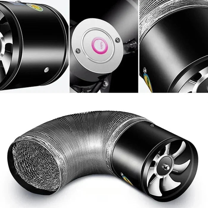 Wandmontierter Metall-Ventilator für Küche, Bad, Garage und Werkstatt, leiser Kupfermotor, hoher Luftdurchsatz (CFM), 20 W, 40 W, 50 W, Schwarz/Weiß