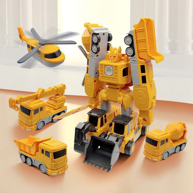 Magnetic Construction Vehicle Building Set for Kids – Transformable Toy Trucks with Snap-Together Magnets for Creative Play & STEM Learning | Thomler
