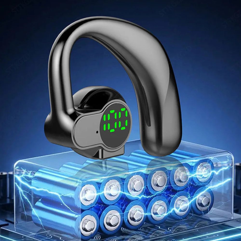 Auriculares de oreja abierta con conducción de aire y control táctil, batería de 20 horas