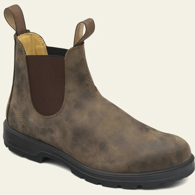 Regenfeste Schlupf-Stiefeletten mit elastischen Seiteneinsätzen für Damen | Sohle mit ganztägiger Bodenhaftung