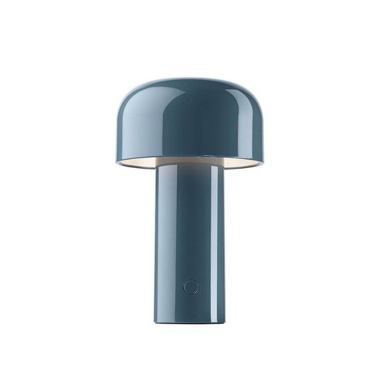 Rechargeable LED Mushroom Desk Lamp 8.3 in Cordless Touch Dimmer Warm White Portable Nightstand Light for Bedroom Living Room Patio Outdoor | Thomler