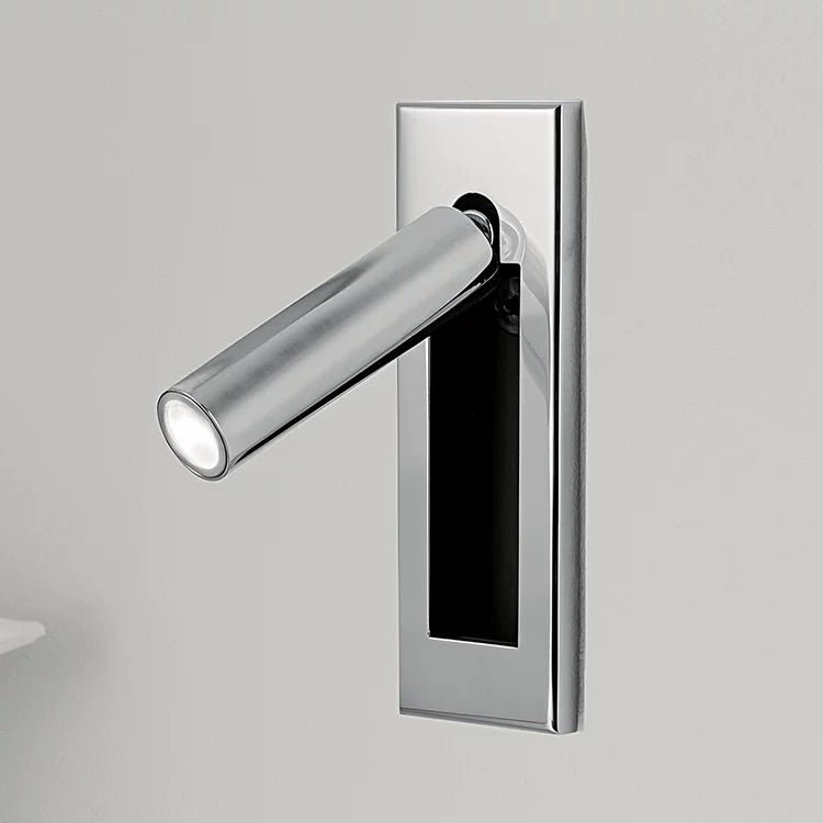 Lámpara de pared articulada de aluminio para lectura, estudio y cabecera