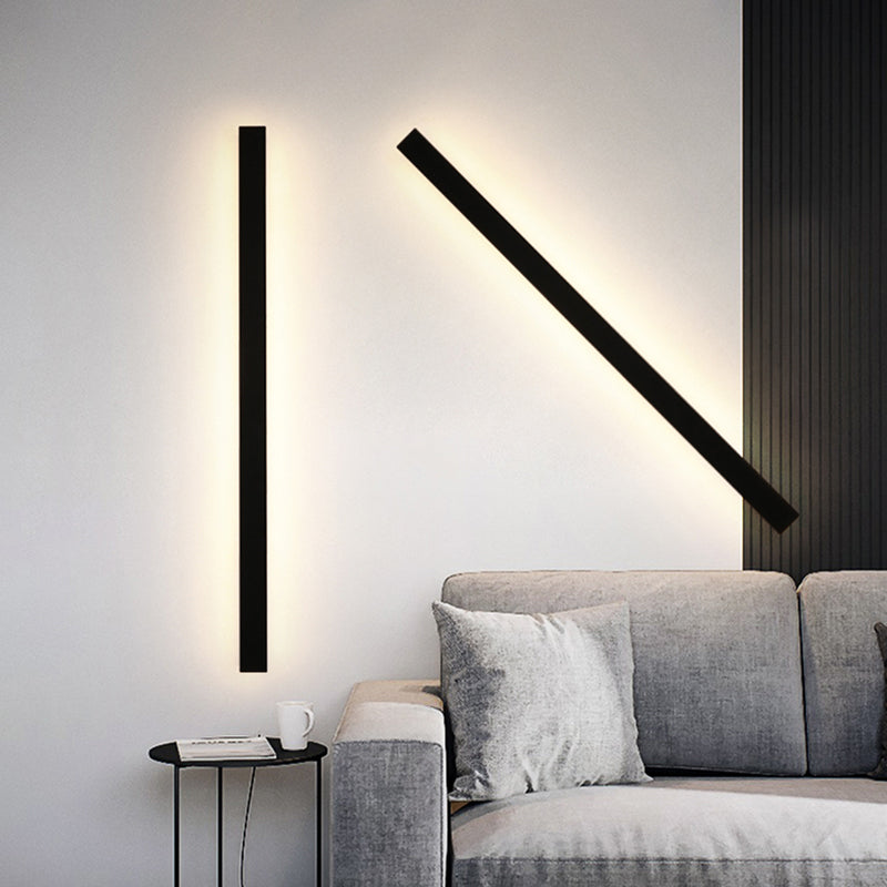 Linear LED Outdoor Sconce 79 Inch Waterproof Metal Wall Light for Patio Garden Facade Pathway Modern Exterior Minimalist Architecture Fixtur | Thomler