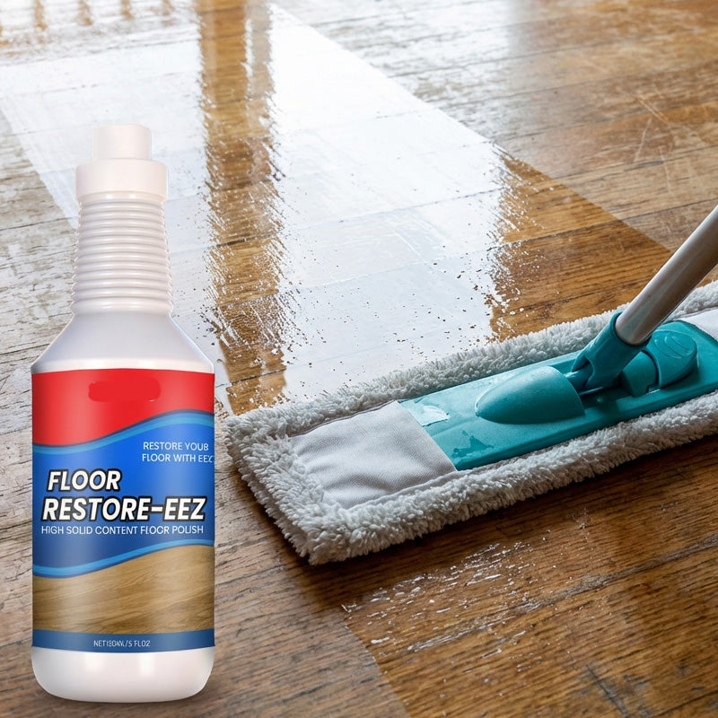 Floor Polish & Restorer Liquid – Revives Shine on Hardwood, Tile & Laminate – Hides Scratches & Renews Color for Living Rooms, Kitchens, Hal | Thomler