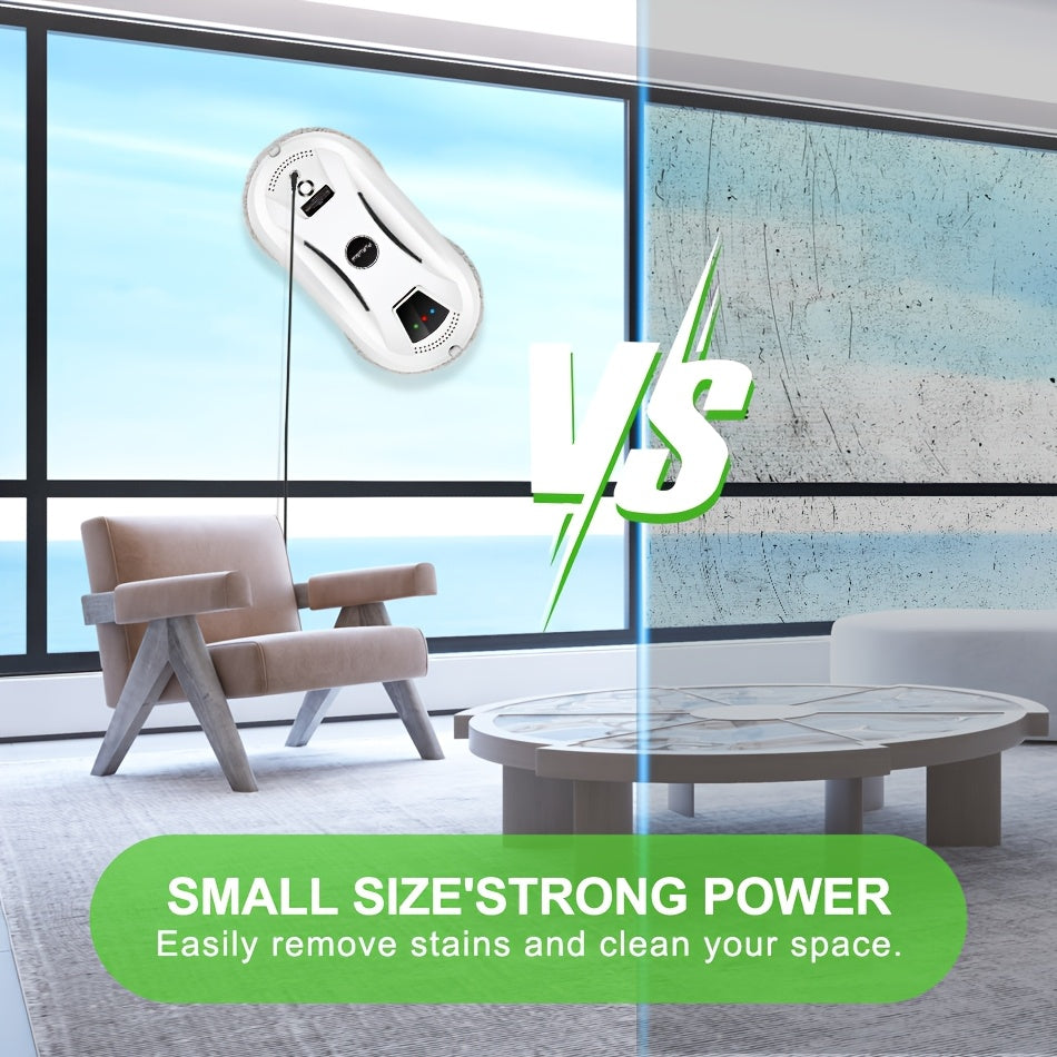 Robotic Window Cleaner with Remote Control for Glass Doors, Mirrors & Windows | Thomler
