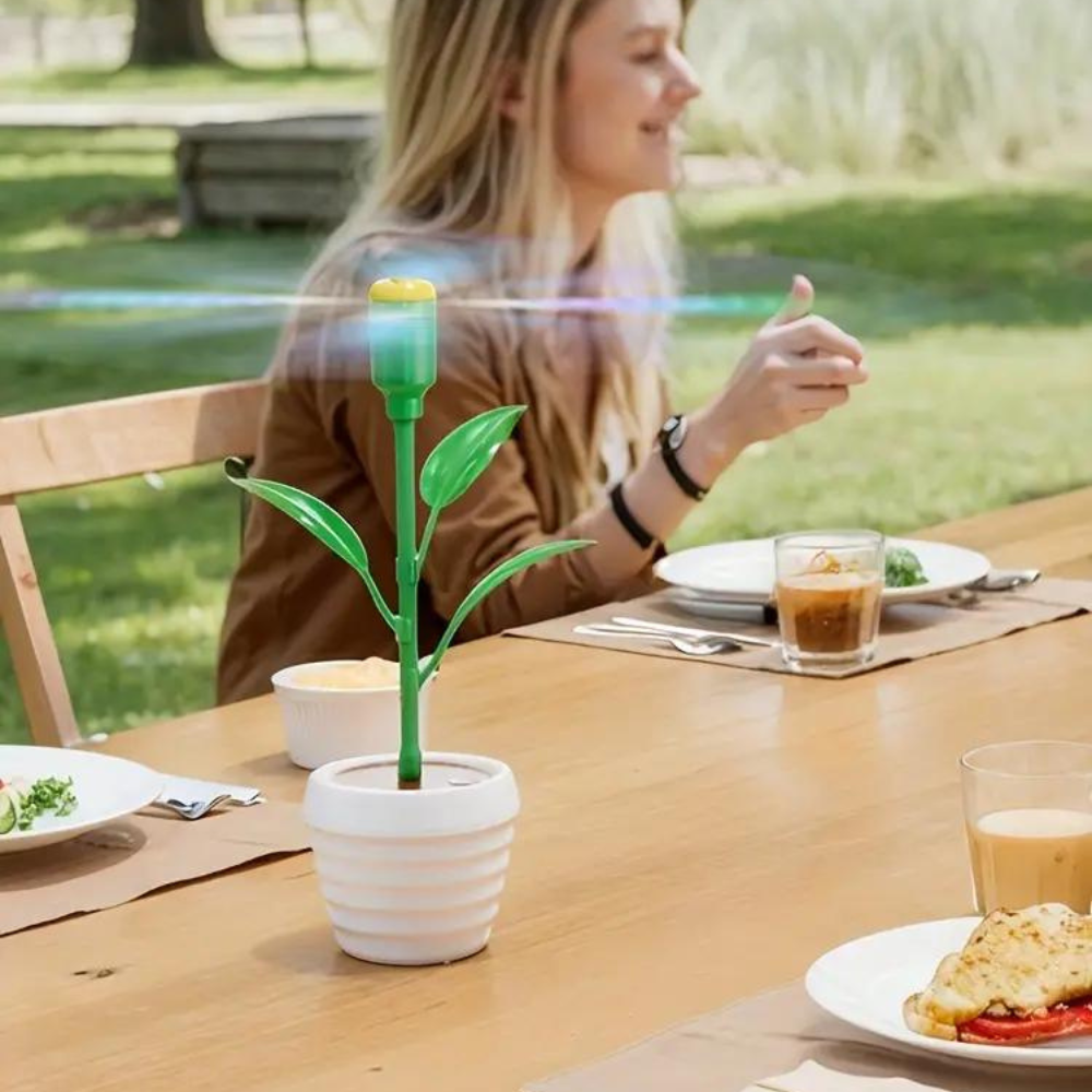 Tabletop Fly Repellent Fan for Outdoor Dining