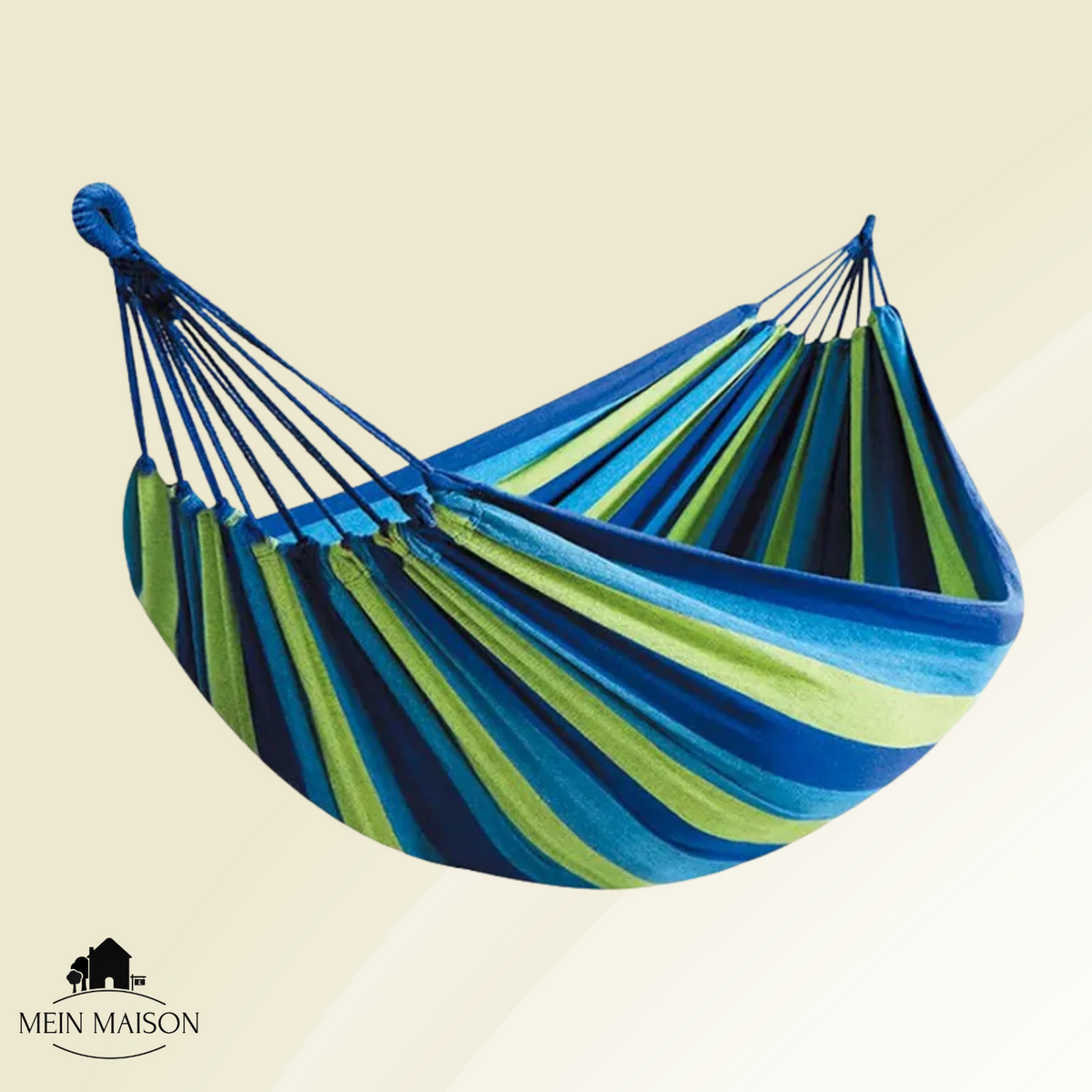 Portable Canvas Hammock with Tree Straps & Carry Bag – 440 lb Capacity for Camping & Backyard