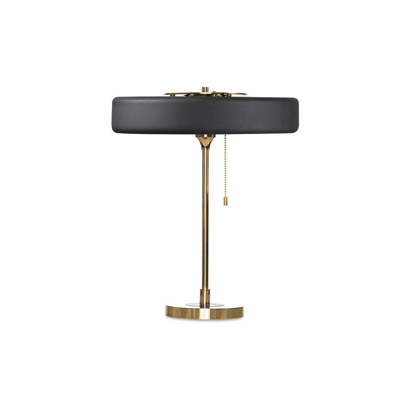 Adjustable Desk Light with Counterweight 10W LED Brass Finish Midcentury Modern Pull Chain Switch for Nightstand Office Home | Thomler