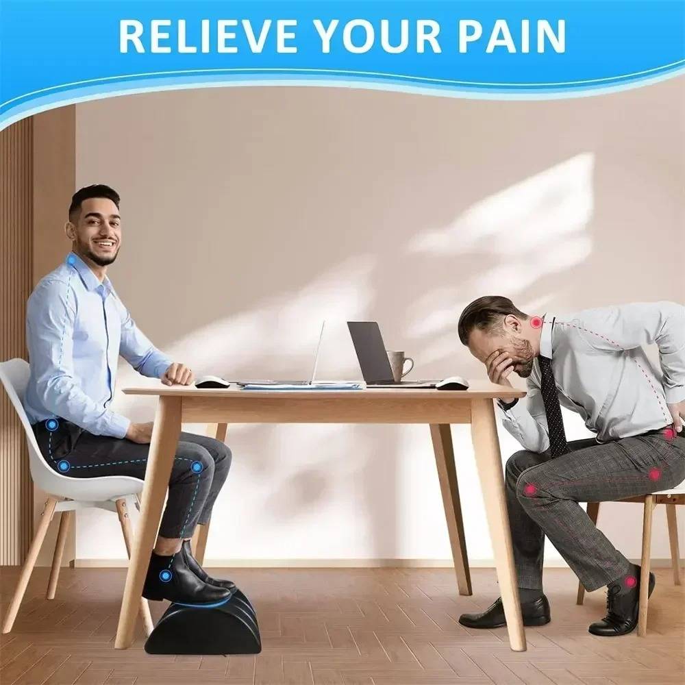 Voetensteunkussen voor onder het bureau