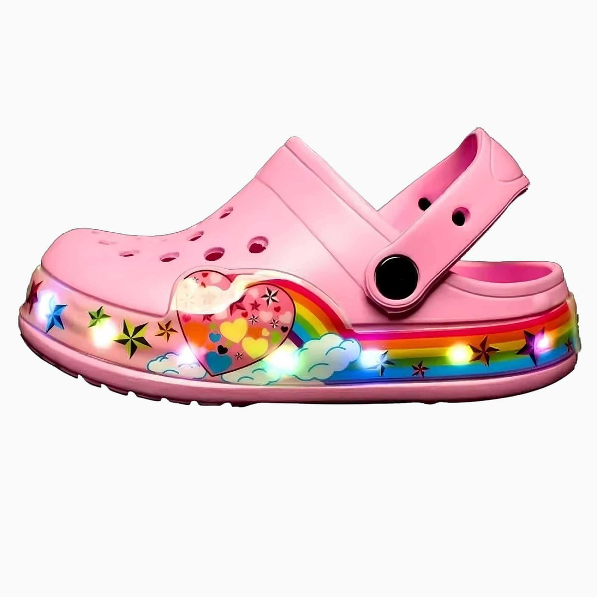 Light-Up Kids Clogs – Colorful Slip-On Shoes with LED Glow for Boys & Girls | Thomler