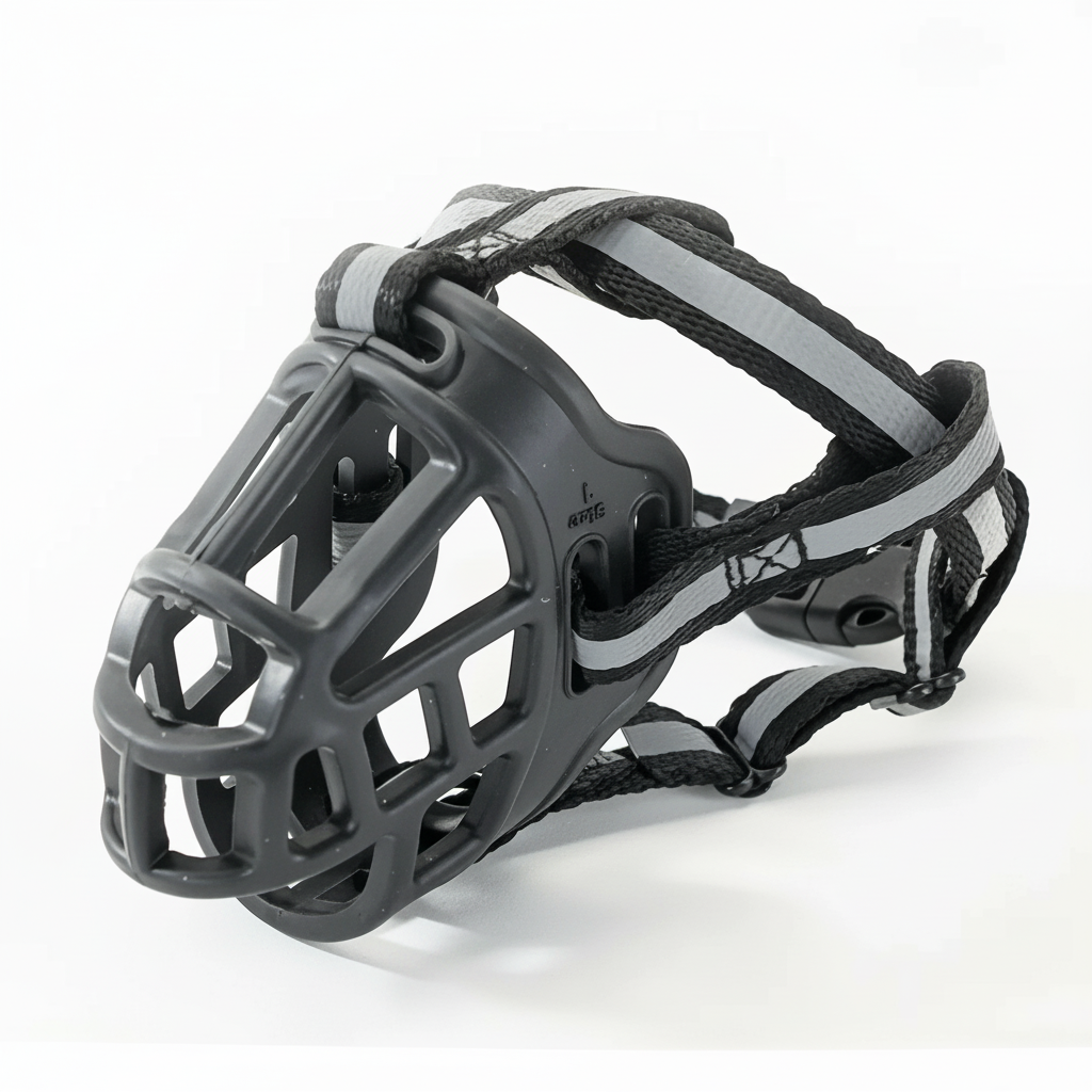 Mesh Dog Muzzle for Training & Safety | Adjustable Fit for Small to Large Breeds | Anti-Bite & Bark Control | Pet Safety Accessory | Thomler