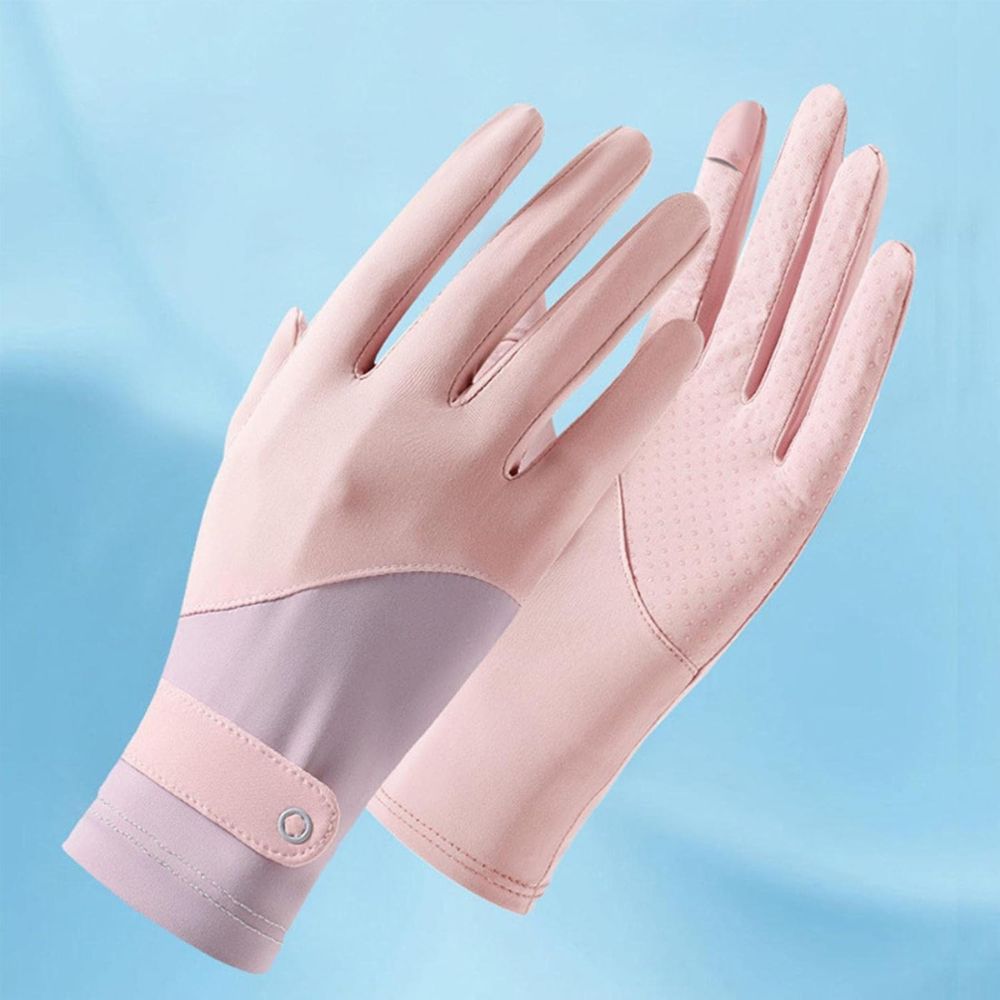 Atmungsaktive Damen-Fahrhandschuhe mit UV-Sonnenschutz