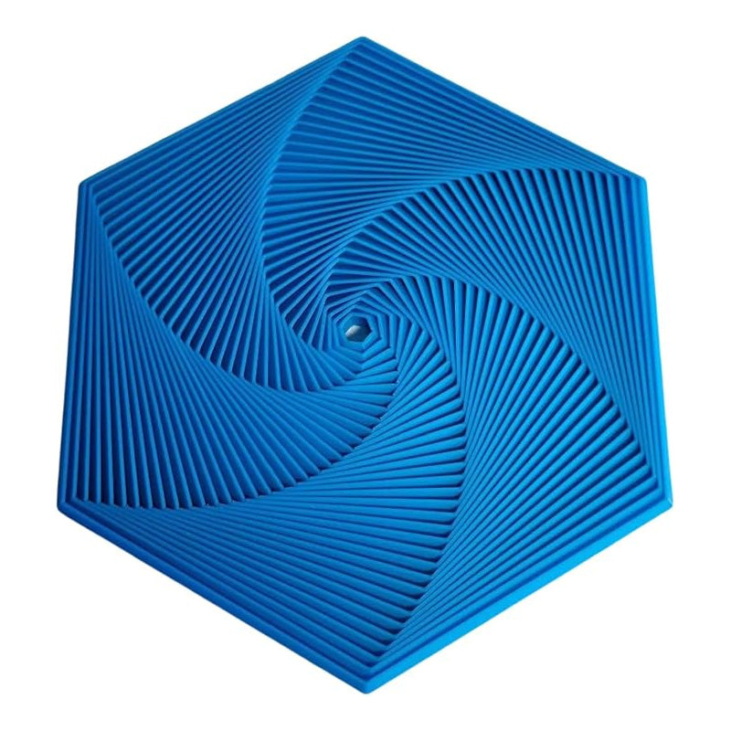 Hexagonaler Fidget Spinner mit Fraktalmustern für Stressabbau & Fokus | Sensorisches Hand-Gadget für Erwachsene & Kinder zur Beruhigung bei Angstzuständen, Desktop-Spielzeug