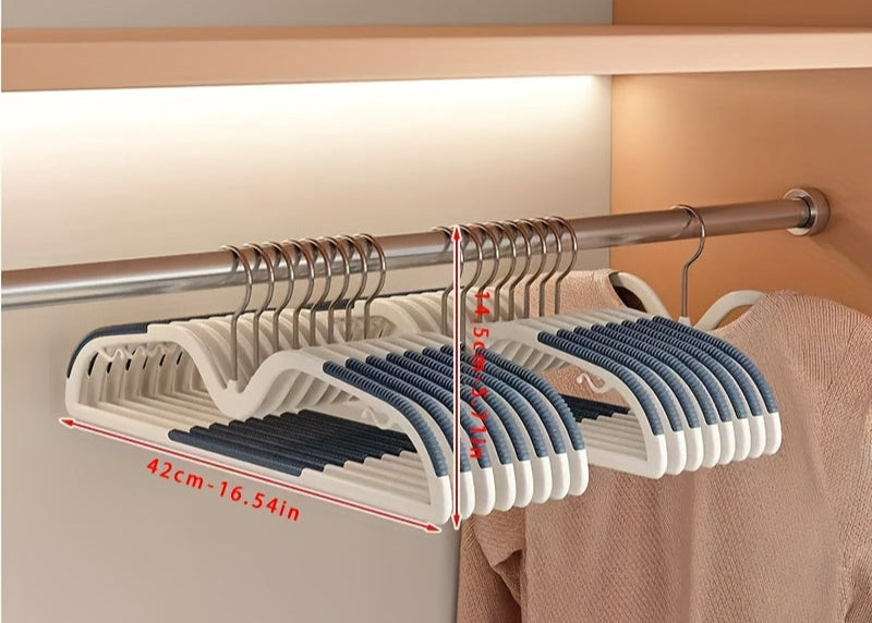 Rotating Non-Slip Compact Hangers for Shirts & Dresses – Space-Saving Closet Solution with Swivel Hook | Thomler