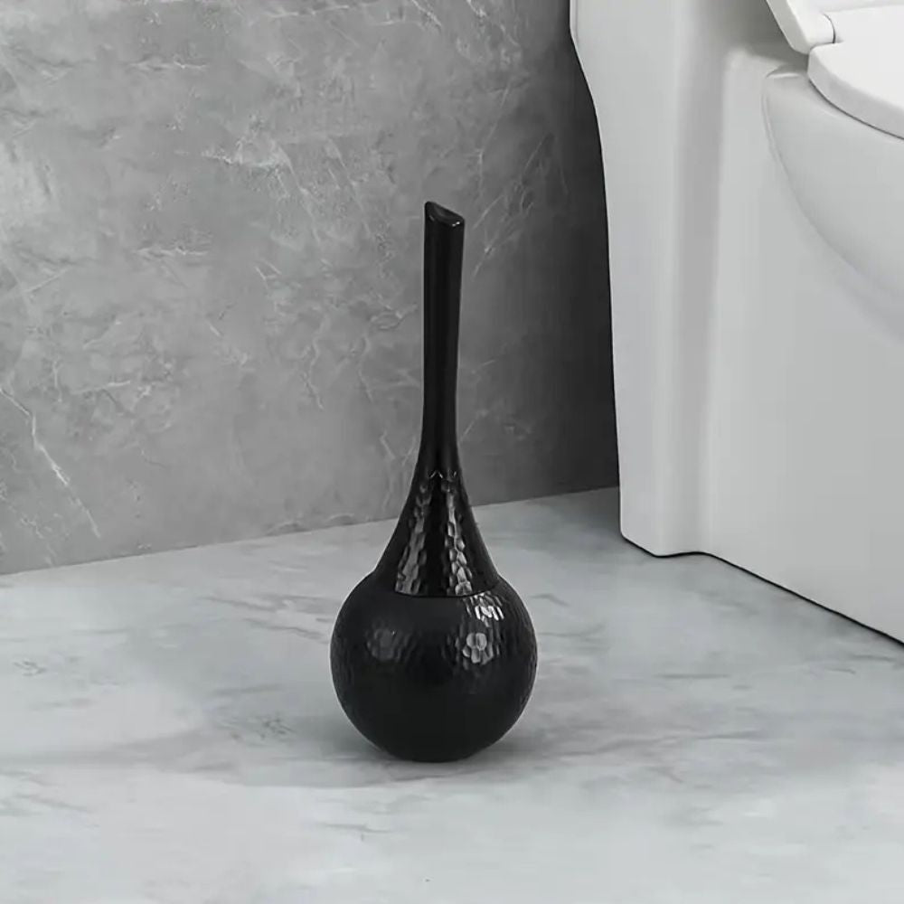 Premium-Toilettenbürste mit verdecktem Halter, ABS-Badezimmer-Reinigungswerkzeug, modernes Design, hygienische Aufbewahrung, vier Ausführungen | Thomler