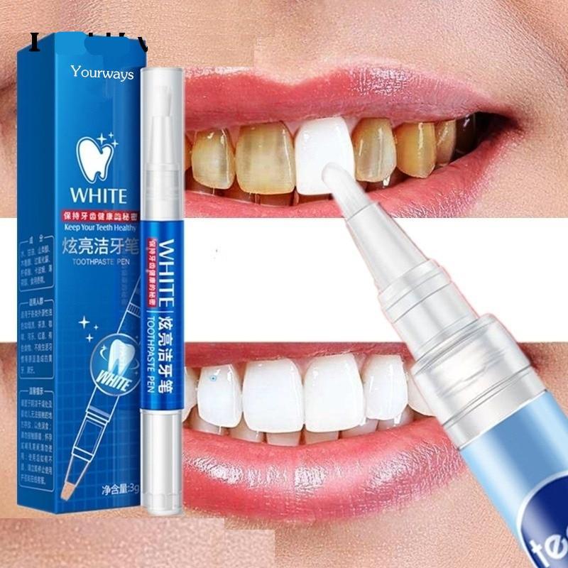 Tandenbleekgelpen met natuurlijke formule en kwastapplicator, draagbaar