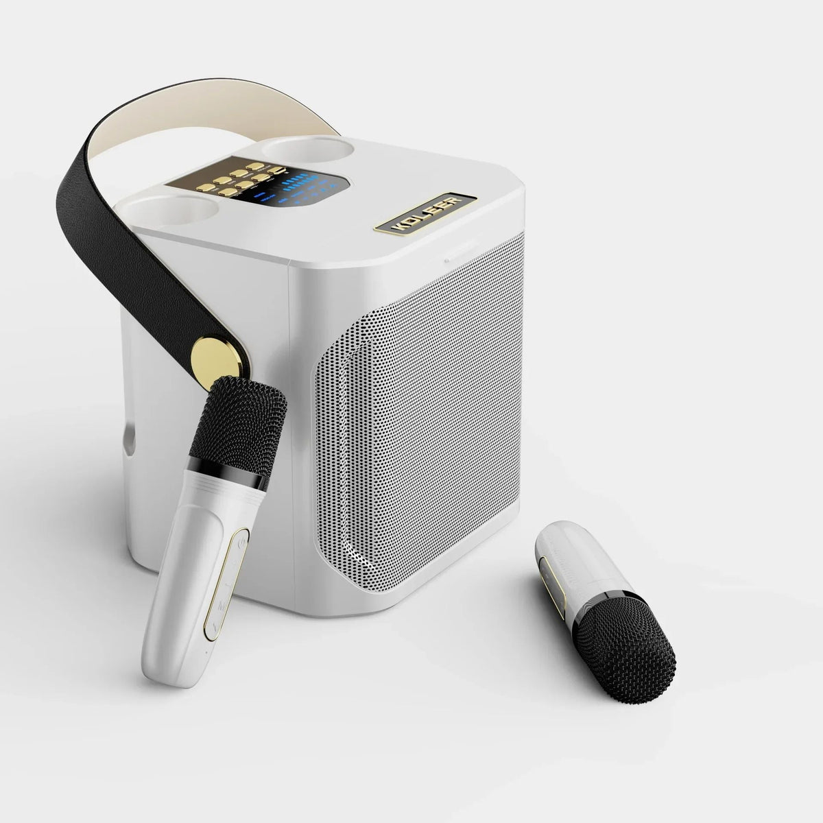 Krachtige karaoke-bluetoothspeaker – Draagbaar 360°