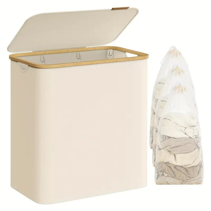 5072.1 oz opvouwbare wasmand met 2 vakken