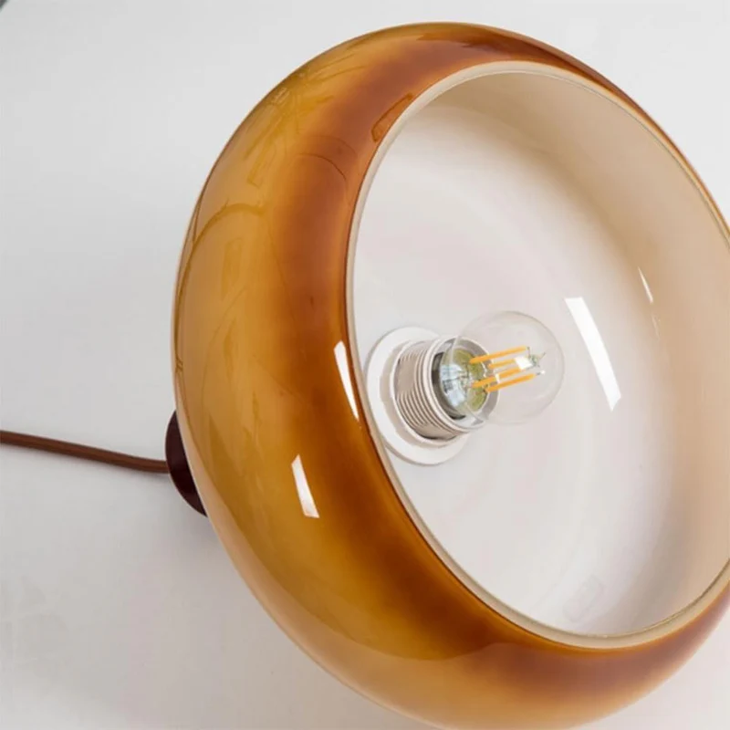 Handgefertigte Deckenleuchte aus Holz & Glas, 12-Zoll Hängeleuchte ideal für Küchen, Essbereiche, Schlafzimmer, E26-Fassung, rustikaler Bauernhausstil M | Thomler