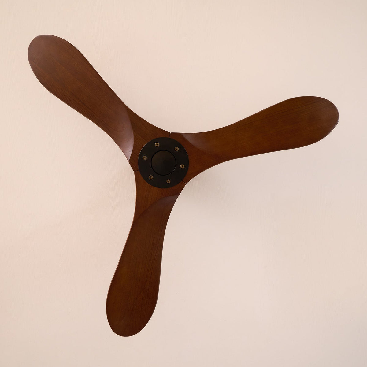 DC Motor Ceiling Fan with Wooden Blades 42 or 52 Inch Diameter Remote Control Indoor Air Circulation for Bedrooms Living Rooms Offices Low
