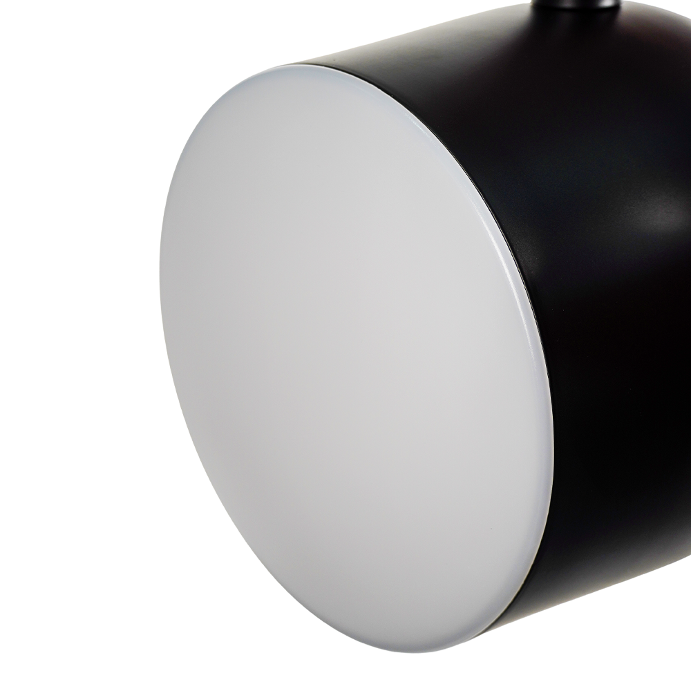 Ceiling Pendant Light Fixture with Adjustable Heads and Cable, 10W LED Dimmable Hanging Lamp, Black Aluminum Modern Lighting for Kitchen Isl | Thomler