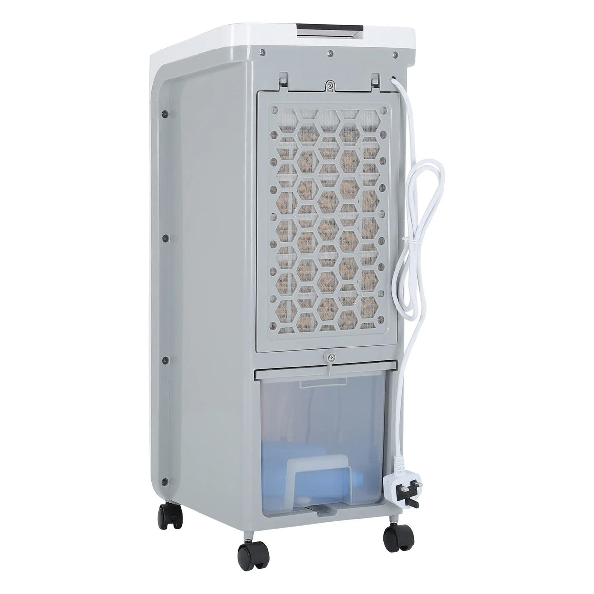 Evaporative Air Cooler with Remote & 2.6 Gal Water Tank – Tower Fan Humidifier for Bedroom Office Living Room