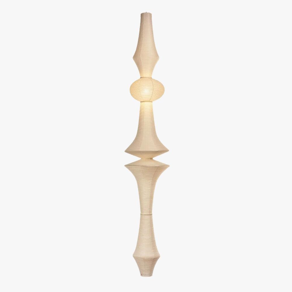 Overhead Hanging Fixture with Paper Shade for Kitchen Island or Breakfast Nook | Cylindrical Drop Lamp in White or Warm Tone | E26 Socket Ce | Thomler