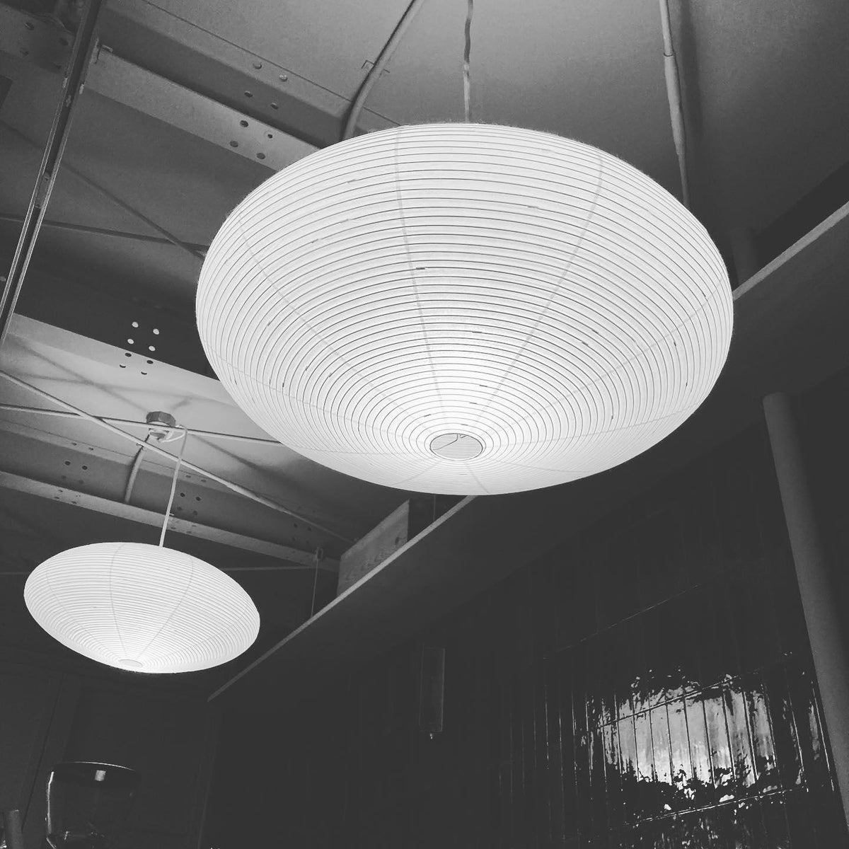 Handmade Rice Paper Sphere Pendant Lamp for Dining Room & Bedroom | Sculptural Ceiling Fixture with Adjustable Cord | E26 Edison Bulb Compat