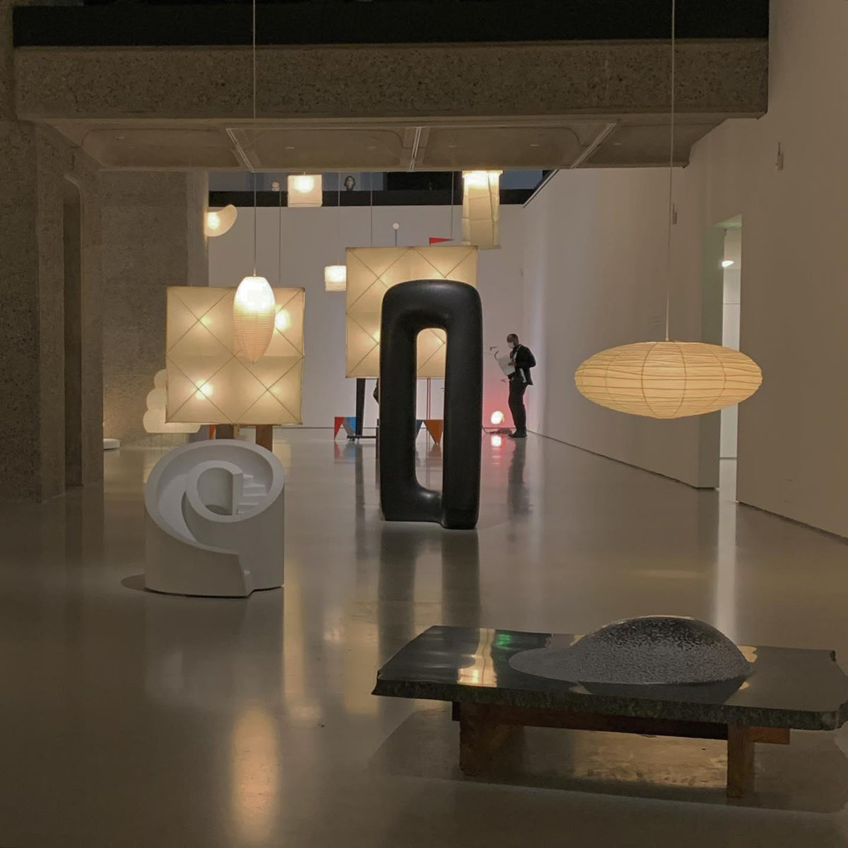 Handmade Rice Paper Sphere Pendant Lamp for Dining Room & Bedroom | Sculptural Ceiling Fixture with Adjustable Cord | E26 Edison Bulb Compat