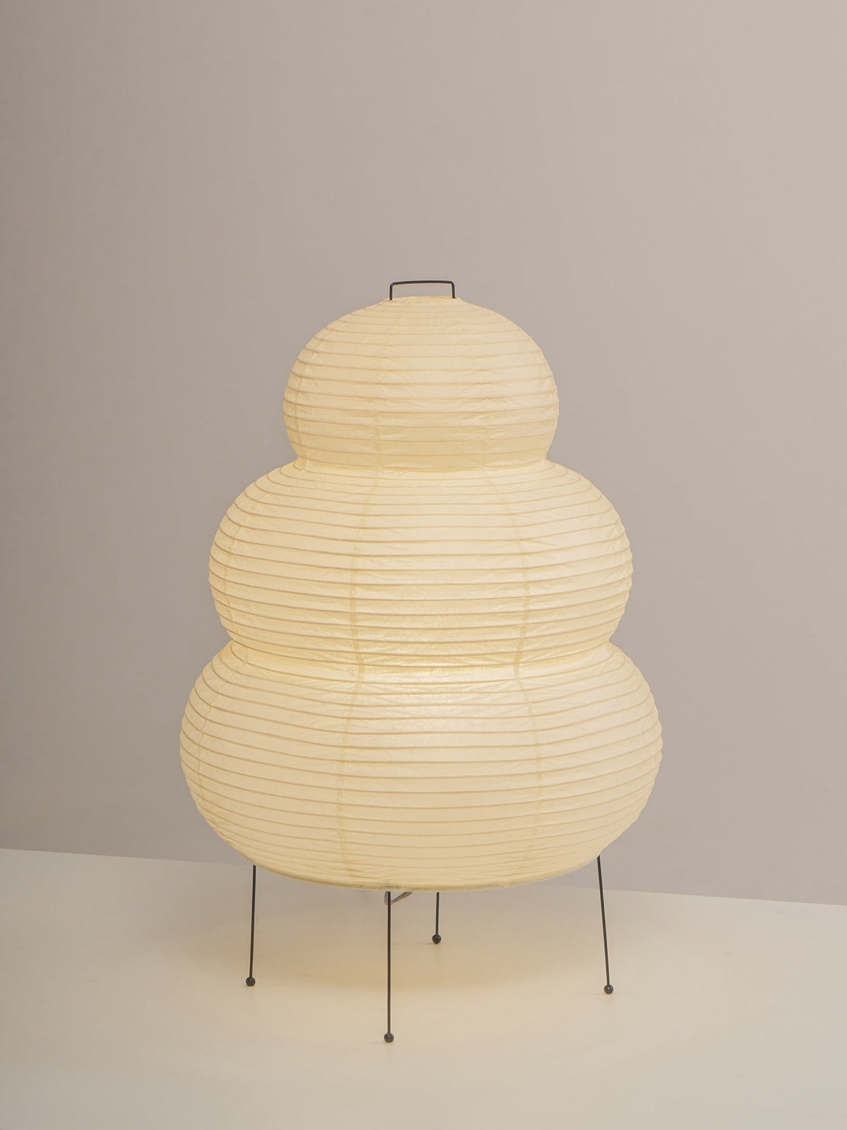 Lámpara de acento con pantalla de papel hecha a mano, 10 pulgadas de ancho, luz nocturna LED de brillo cálido para dormitorio, oficina, escritorio, rincón de lectura, estilo minimalista japonés
