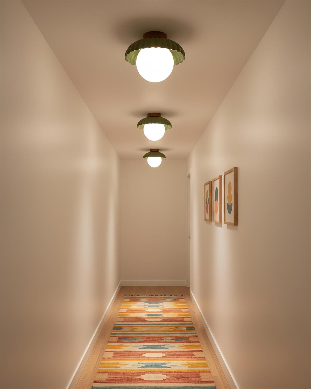 Adjustable Metal Flush Mount Ceiling Light 9.8 in Diameter Multi-Directional Indoor Lamp for Living Room Bedroom Hallway Kitchen Bathroom Lo | Thomler