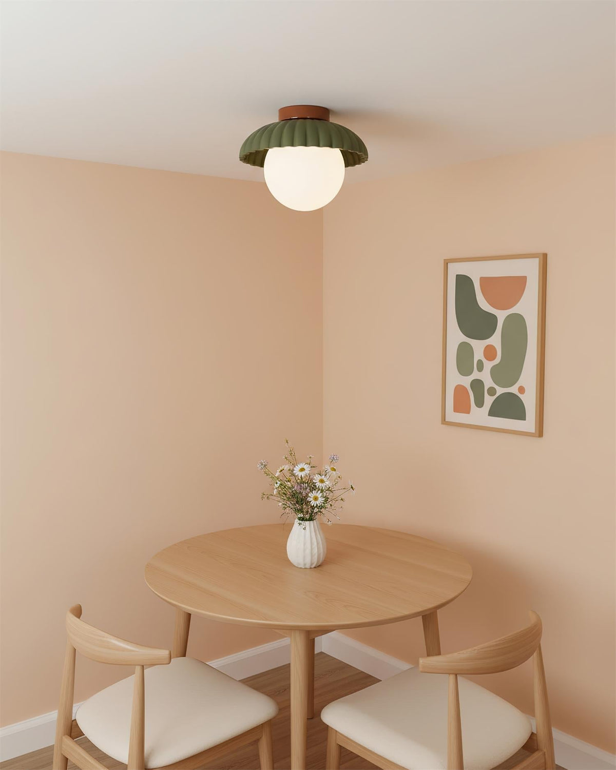 Adjustable Metal Flush Mount Ceiling Light 9.8 in Diameter Multi-Directional Indoor Lamp for Living Room Bedroom Hallway Kitchen Bathroom Lo | Thomler
