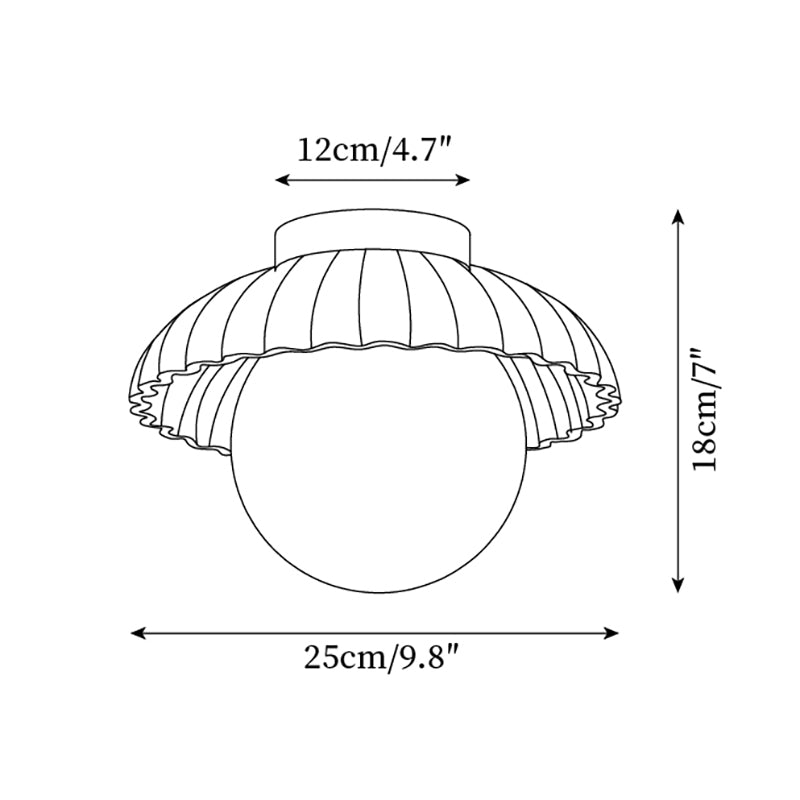 Adjustable Metal Flush Mount Ceiling Light 9.8 in Diameter Multi-Directional Indoor Lamp for Living Room Bedroom Hallway Kitchen Bathroom Lo | Thomler