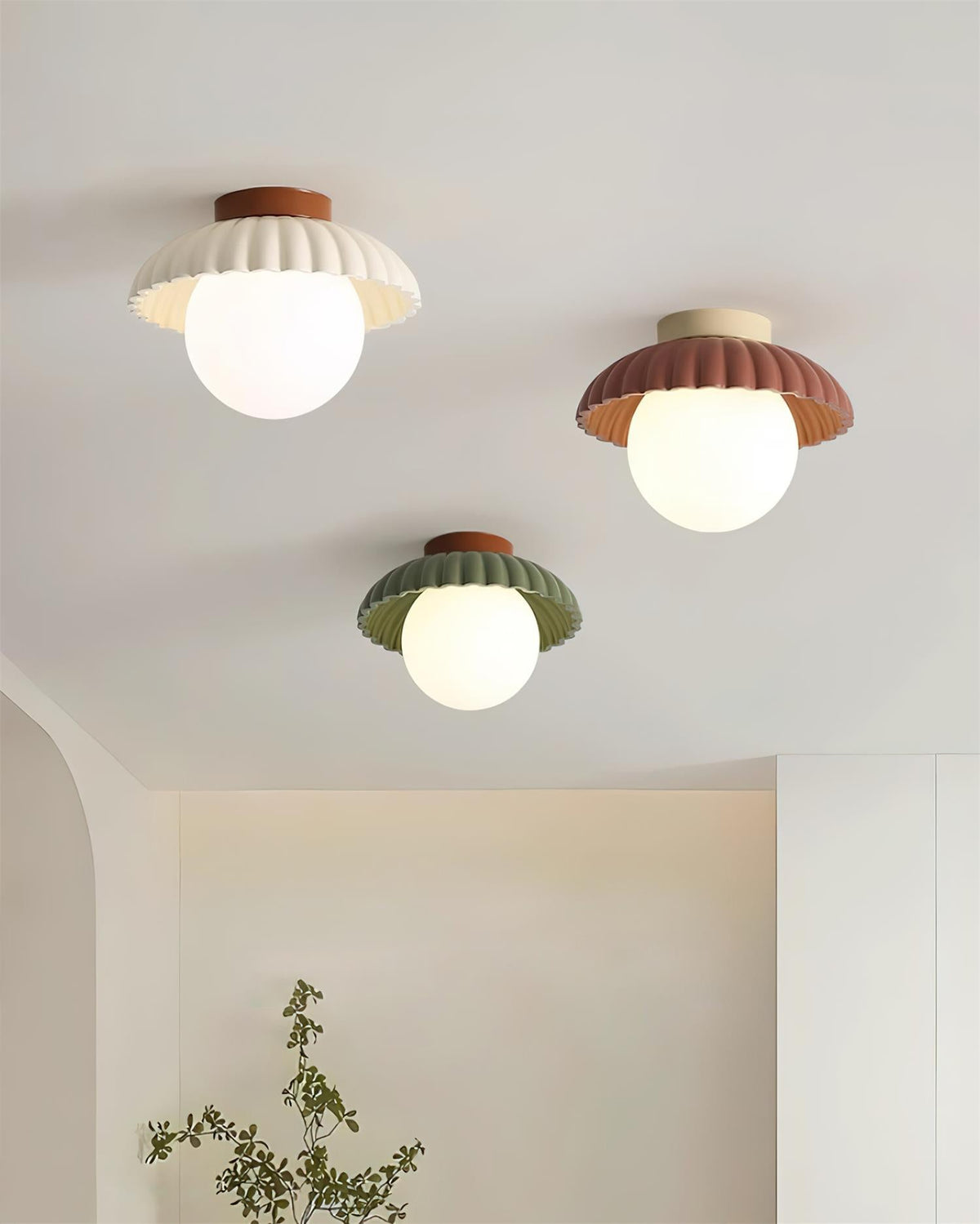 Adjustable Metal Flush Mount Ceiling Light 9.8 in Diameter Multi-Directional Indoor Lamp for Living Room Bedroom Hallway Kitchen Bathroom Lo | Thomler