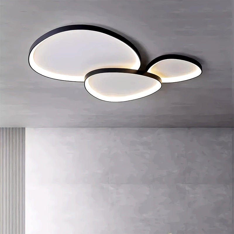 Flush Mount LED Ceiling Light Fixture with Remote Dimmer and Color Temperature Control for Bedroom, Hallway, Living Room – Energy-Efficient | Thomler