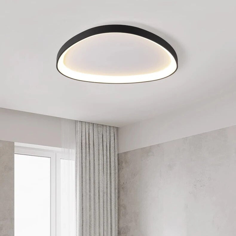 Flush Mount LED Ceiling Light Fixture with Remote Dimmer and Color Temperature Control for Bedroom, Hallway, Living Room – Energy-Efficient | Thomler