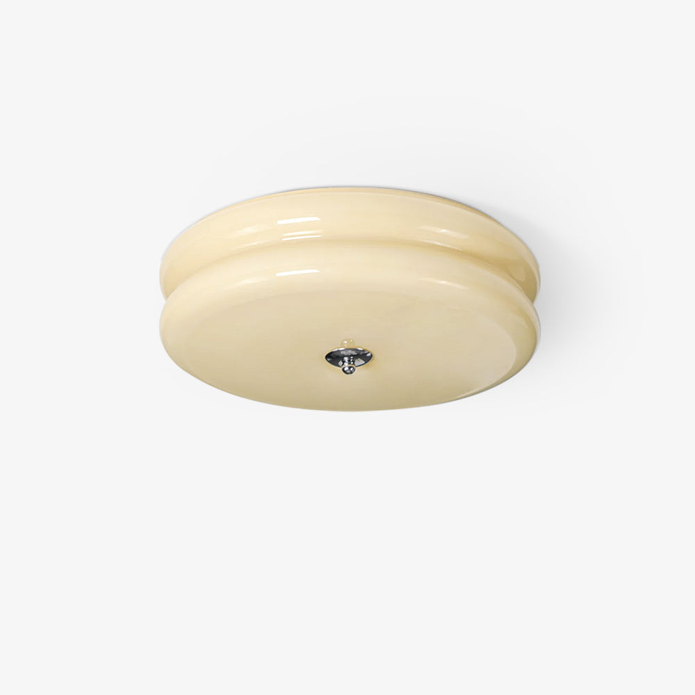 Lámpara de techo LED de montaje empotrado con pantalla de vidrio esmerilado y metal cromado dorado para dormitorio, sala de estar, comedor, pasillo y entrada, estilo tradicional