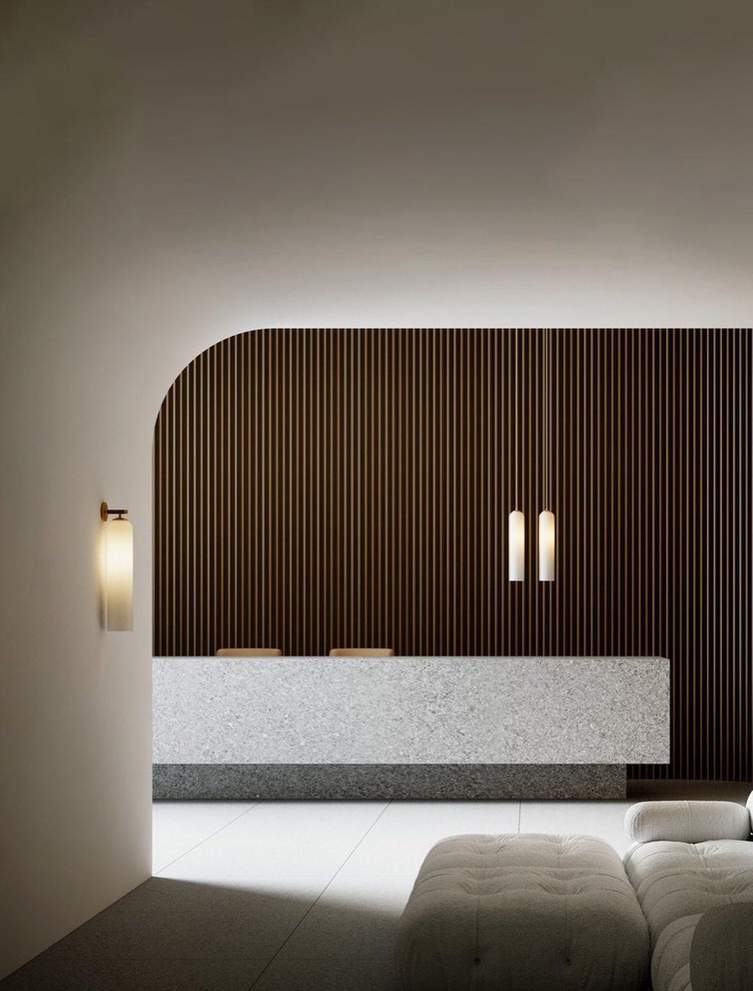 Aplique de pared cilíndrico de cristal, lámpara vertical de 19 pulgadas para sala de estar, dormitorio, pasillo, iluminación ambiental, montaje hacia arriba o hacia abajo, dorado, negro, níquel