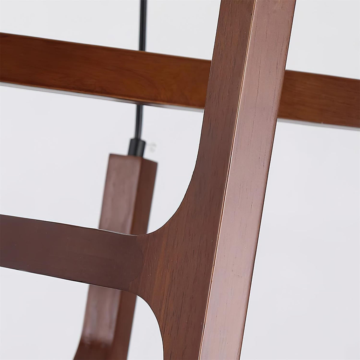 Houten hanglamp met meerdere armen, witte glazen bollen, in hoogte verstelbare kabel, 2-6 lampen, plafondverlichting voor eetkamer, modern boerderijdesign | Thomler