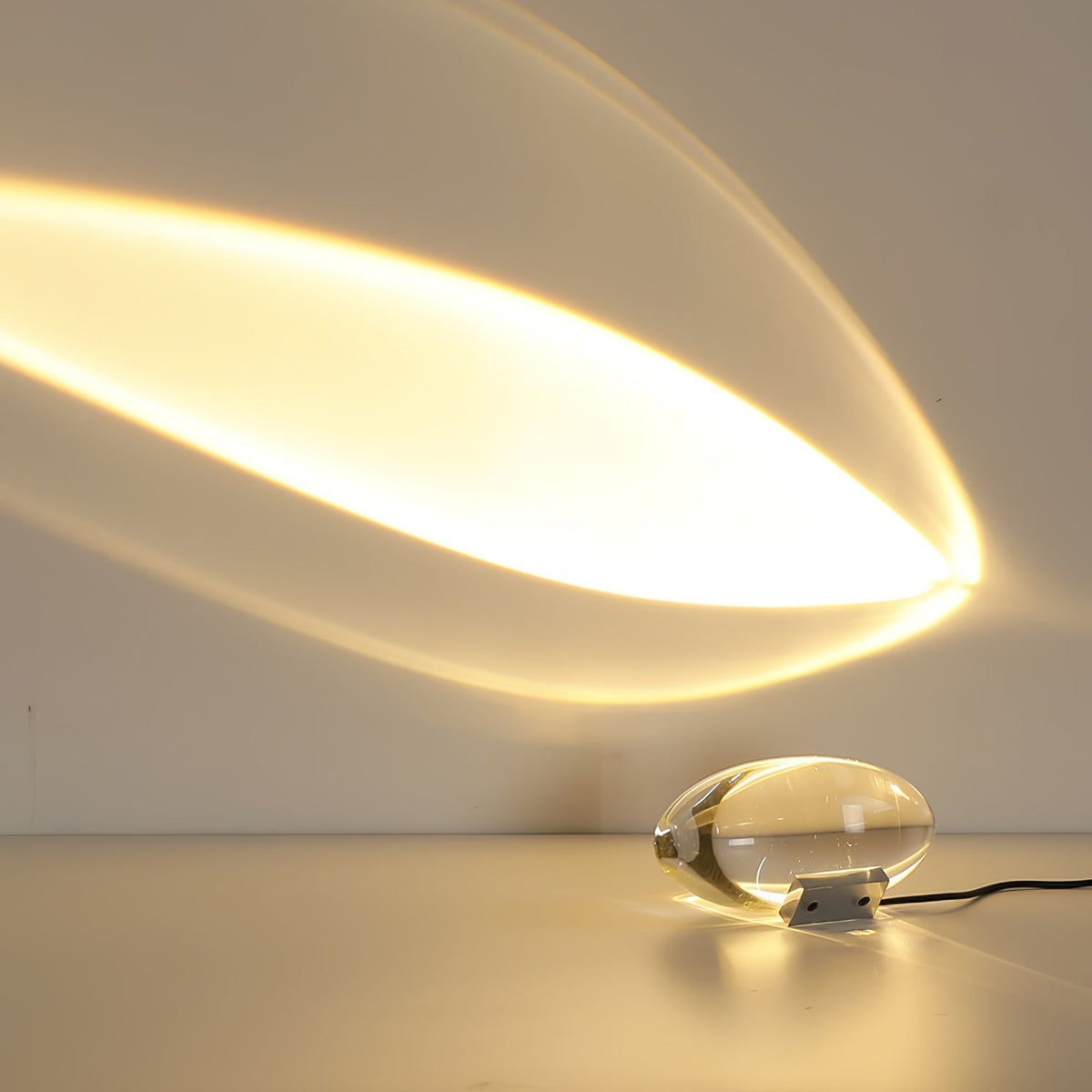Nachttischlampe aus Chrom und Kristallglas mit farbwechselndem LED-Licht für Schlafzimmer, moderner Stimmungsleuchter für Nachttisch und Schreibtisch | Thomler