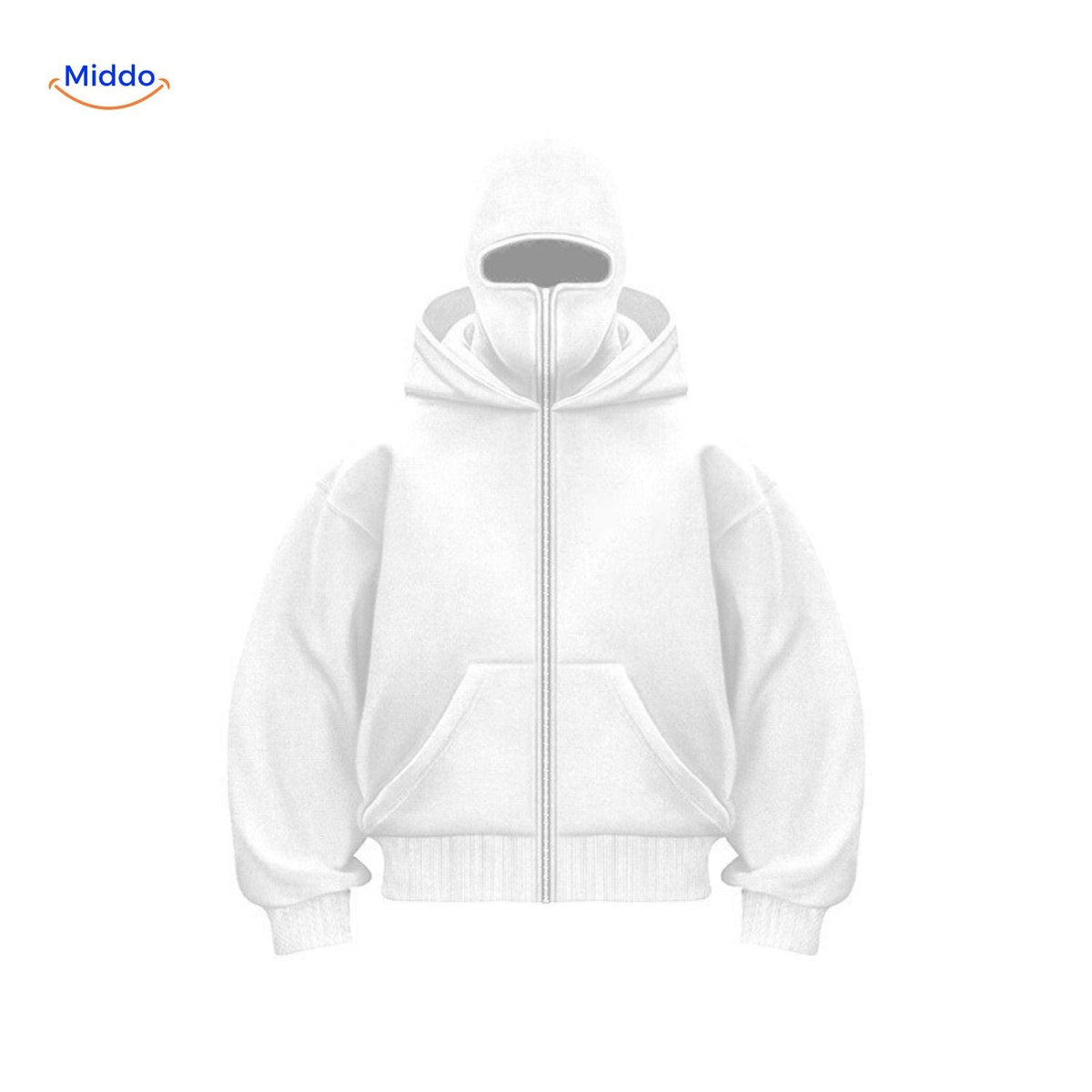 Cotton Double-Hood Pullover Sweatshirt – Unisex Fall & Winter Layering Essential for Men & Women
