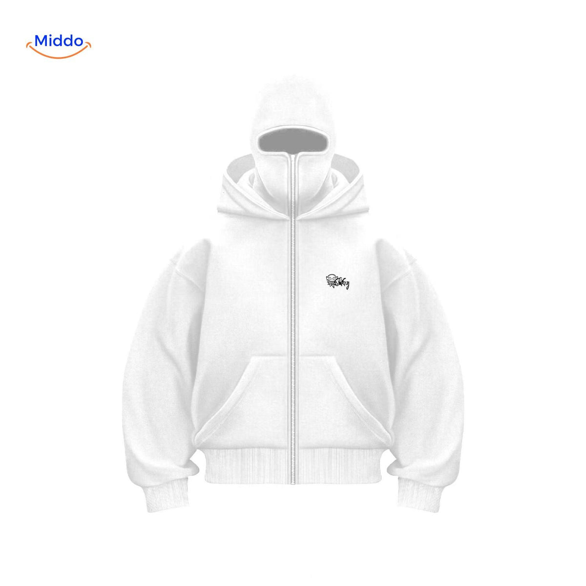 Cotton Double-Hood Pullover Sweatshirt – Unisex Fall & Winter Layering Essential for Men & Women