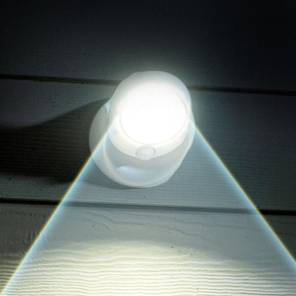 LED-Außenleuchte mit Bewegungsmelder, Magnetfuß und Abschaltautomatik