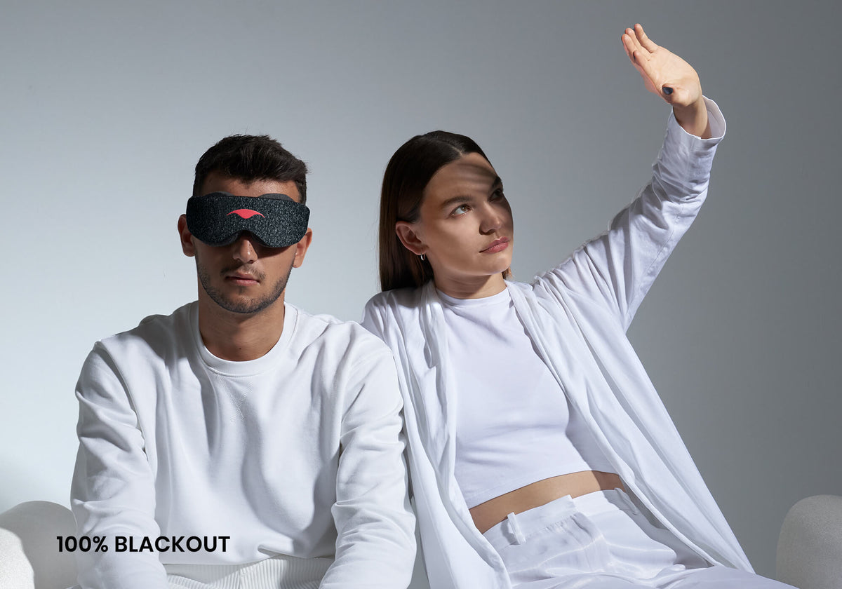 Adjustable Blackout Sleep Mask 2-Pack