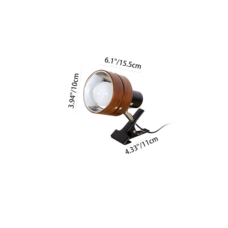 Houten wandlamp met stekker 15×10 cm walnootafwerking LED-compatibel accentverlichting E26-fitting voor slaapkamers gangen leeshoeken minimalistisch Japans | Thomler