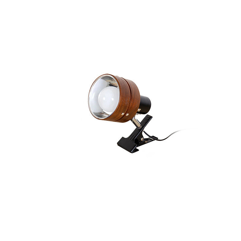 Houten wandlamp met stekker 15×10 cm walnootafwerking LED-compatibel accentverlichting E26-fitting voor slaapkamers gangen leeshoeken minimalistisch Japans | Thomler
