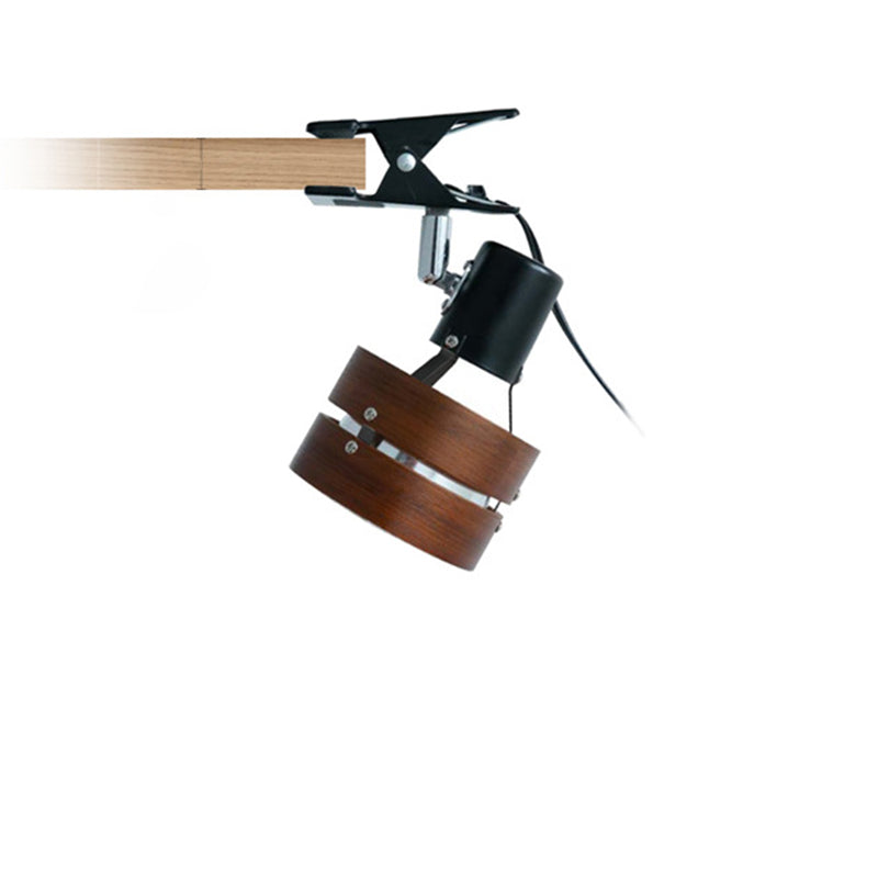 Houten wandlamp met stekker 15×10 cm walnootafwerking LED-compatibel accentverlichting E26-fitting voor slaapkamers gangen leeshoeken minimalistisch Japans | Thomler