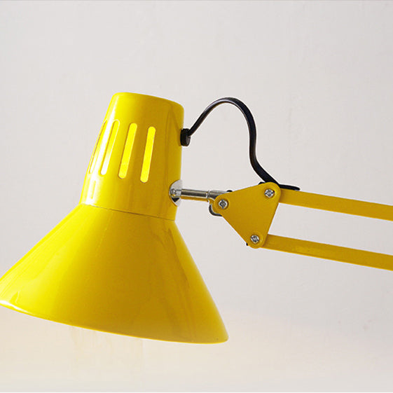 Adjustable Iron Standing Lamp 43 in Tall Black White Red Yellow E26 Base for Bedroom Living Room Office Reading Light Modern Minimalist Nord | Thomler